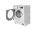 Whirlpool vstavaná spredu plnená práčka BI WMWG 91484E EU Biela 9 kg energ. trieda C