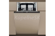 Whirlpool vstavaná plne integrovaná umývačka riadu WH3ID10BS7SA0 šírka 45 cm Čierna