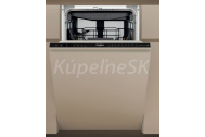 Whirlpool vstavaná plne integrovaná umývačka riadu WH6IC11BS7LSA0 šírka 45 cm Čierna