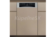Whirlpool vstavaná umývačka riadu s priznaným panelom WH6PB10BS7A0 šírka 45 cm Nerez