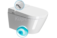 GSI WCLEAN závesné WC Swirlflush s integrovaným elektronickým bidetom, biela ExtraGlaze