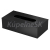 Gedy Kleenex box závesný, 250x75x130 mm, čierna matná
