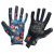 Rukavice LAHTI PRO Goatskin L272608P, kvety, veľkosť 8, LAHTI