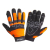 LAHTI PRO Mechanické rukavice L280510P, čierno-oranžové, veľkosť 10