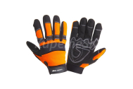 LAHTI PRO Mechanické rukavice L280510P, čierno-oranžové, veľkosť 10 L280510K