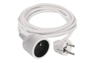 EMOS Kabel prodlužovací, 2m / 250V, bílá