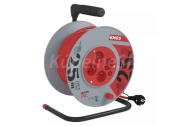 EMOS Kabel prodlužovací, 25m / 230V, cívka, 4 zásuvky