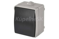 EMOS Přepínač 250V / 10AX, IP54, 1 tlačítko