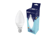 Žiarovka LED-POL AMM-E14-C37-4,9W-CW