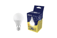 Žiarovka LED-POL AMM-E14-G45-4,9W-WW