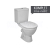 Jika LYRA PLUS náhradný diel WC-kombi iba misa!, vodorovný odpad