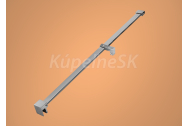 Aquatek KS908 univerzálna vzpera rovná hranatá 150 cm Chróm