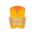 LAHTI PRO Reflexná vesta, oranžová, 3XL