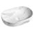 Sapho CALEO keramické umývadlo na dosku 60x42cm, bianco carrara