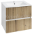 Aqualine PANEDA STRIP umývadlová skrinka 59,5x55x45,2cm, dub emporio