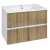 Aqualine PANEDA STRIP umývadlová skrinka 74,5x55x45,2cm, dub emporio