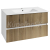 Aqualine PANEDA STRIP umývadlová skrinka 89,5x55x45,2cm, dub emporio