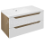 Sapho WAVE umývadlová skrinka 89,7x45x47,8cm, ľavá, biela/dub cuneo