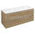 Sapho EZARA dvojumývadlová skrinka 120x55x46cm, dub cuneo