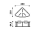 Nimco KIBO černá Police do koupelny, do sprchy Černá, Ki-14008-B-90 Ki-14008-B-90
