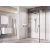 Ravak Corner Walk-In sprchový kút 110x80 cm Číre/Čierna 1x vzpera