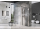 Ravak Corner Walk-In sprchový kút 120x80 cm Číre/Čierna 1x vzpera