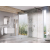 Ravak Free Set Walk-In sprchový kút do priestoru 130x200 cm Číre/Čierna 2x vzpera