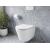 Ravak Flow WC závesné oblé 36x50x35,5 cm RimOff+WC sedátko Slim SoftClose Easyfix Biela
