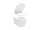 Ravak Flow WC závesné oblé 36x50x35,5 cm RimOff+WC sedátko Slim SoftClose Easyfix Biela