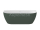 Ravak Vaňa Freedom Wall Tec 170x87, voľne stojaca, Grey Green/biela, krytka odtoku biela