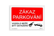 Bezpečnostná značka - plastová A4 