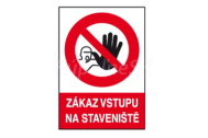 Bezpečnostná tabuľa - nálepka A4 