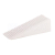 Walteco Dverový klin, 15,5 x 50 x 19 mm, plast, biely