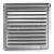 HACO Vetracia mriežka - kryt NVM, 150 x 150 mm K, nerezová oceľ 0710