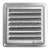HACO Ventilačná mriežka - kryt NVM, 100 x 100 mm K, nerezová oceľ 0709