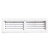 HACO Vetracia mriežka VM, 220 x 55 mm, biela (k 149644-5) 0659