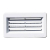 HACO Vetracia mriežka VM, 110 x 55 mm, biela (do 149650-1) 0658