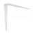 Walteco Kovový držiak Ina 300 x 350 mm, 20 kg, biely