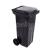 Smetiak - popolnica odpadkový kôš 120 l, plastový, čierny 139197