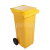 INÝ Plastový odpadkový kôš, 120 l, žltý