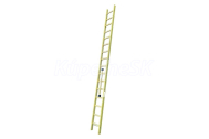 ENPRO Drevený rebrík, 16 priečok, 5 m 144021