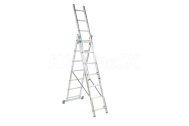 ALVE Al rebrík, 3 x 9 priečok, 2,58 m, 5,69 m, schodisko 7809