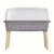 Prosperplast Kvetináč RESPANA PLANTER WOOD HIGH SET, 78 cm, sivý kameň