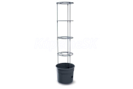 Prosperplast Sadba paradajok, 29,5 cm, max. výška: 115,2 cm, antracitová, TOMATO GROWER