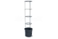 Prosperplast rajčina kvetináč paradajok 39,2cm max. výška 153 cm antracitová TOMATO GROWER