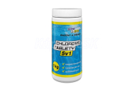SilcoPOOL Bazénová chémia, Chlórové tablety 5 v 1, 1 kg, SILCO