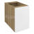 Sapho WAVE skrinka spodná dvierková 30x45x47,8cm, pravá/ľavá, biela/dub cuneo