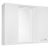 Aqualine ZOJA/KERAMIA FRESH STRIP galérka s LED osvetlením, 70x60x14cm, biela