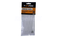 ENPRO Kravaty, 200 x 3,6 mm, 50 ks, biele