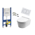 Geberit SET Duofix BasicDELTA 111.153.00.1+WCzávesné Slovarm Rimfre+WCsedSC+Delta20 Biela
